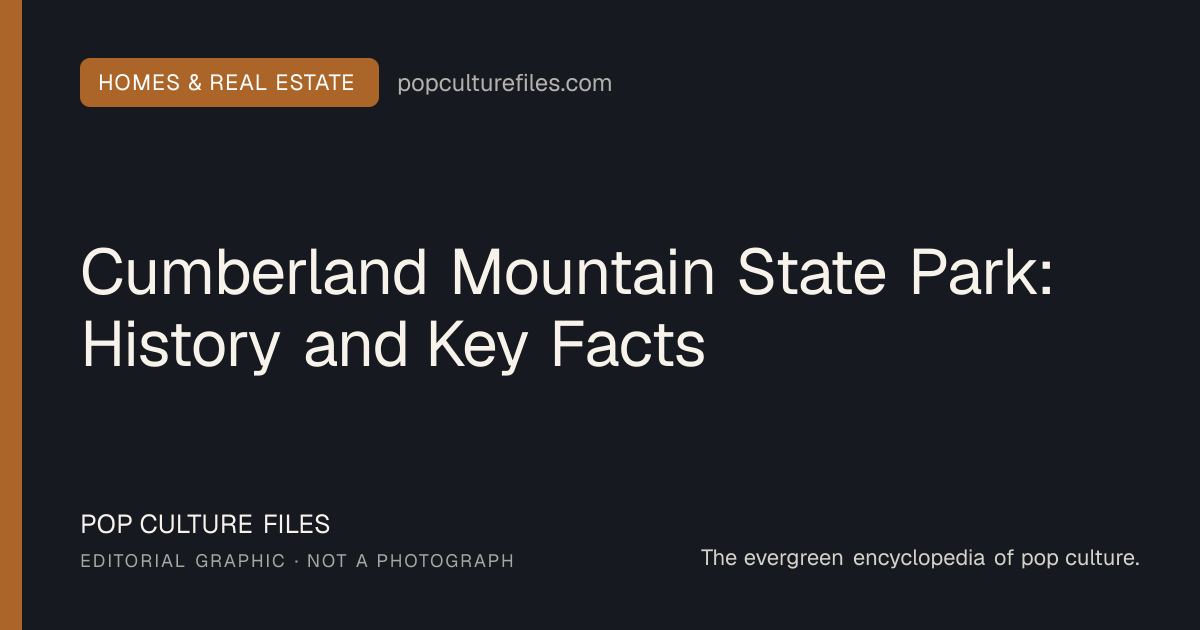 Editorial graphic for: Cumberland Mountain State Park: History and Key Facts