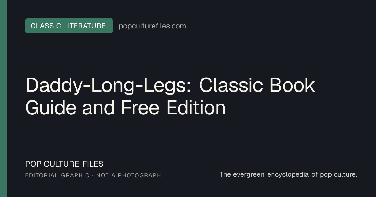 Editorial graphic for: Daddy-Long-Legs: Classic Book Guide and Free Edition