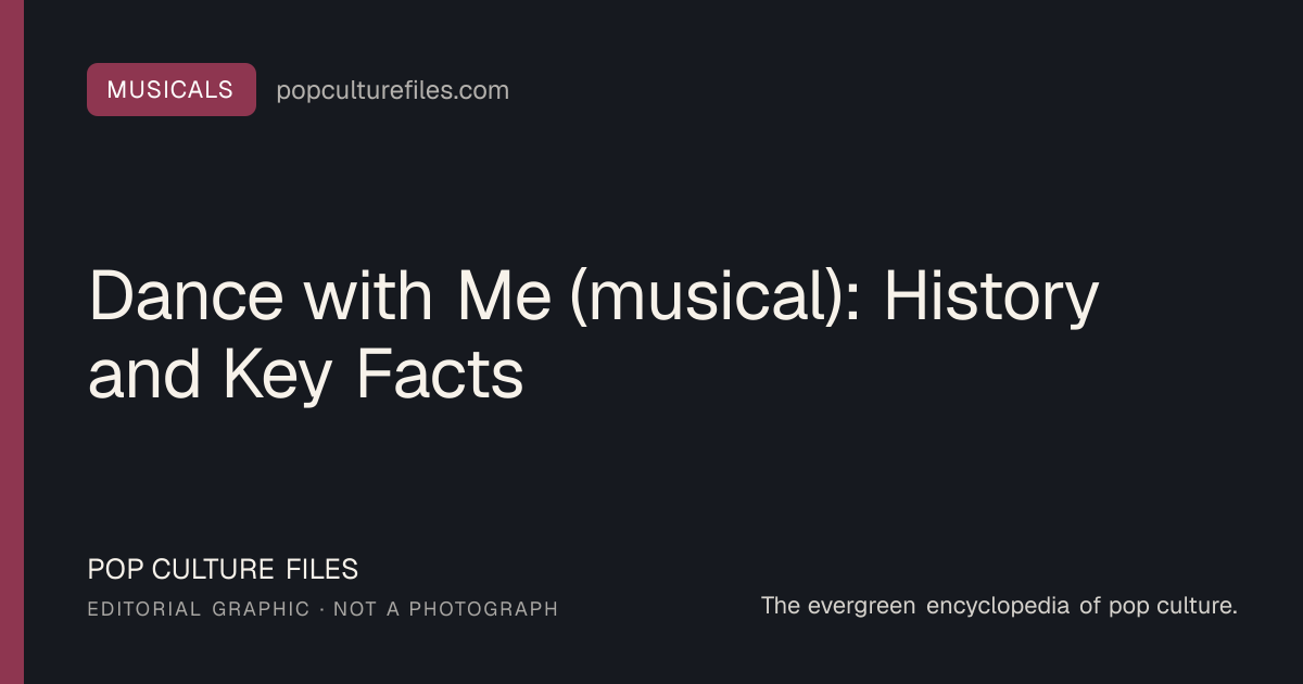 Editorial graphic for: Dance with Me (musical): History and Key Facts