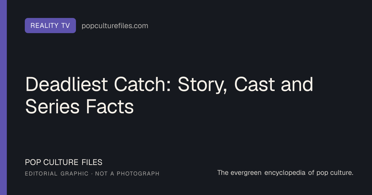 Editorial graphic for: Deadliest Catch: Story, Cast and Series Facts