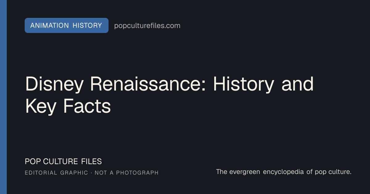 Editorial graphic for: Disney Renaissance: History and Key Facts