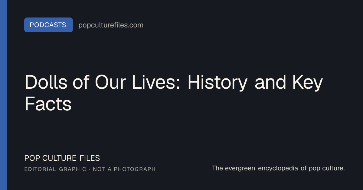 Editorial graphic for: Dolls of Our Lives: History and Key Facts