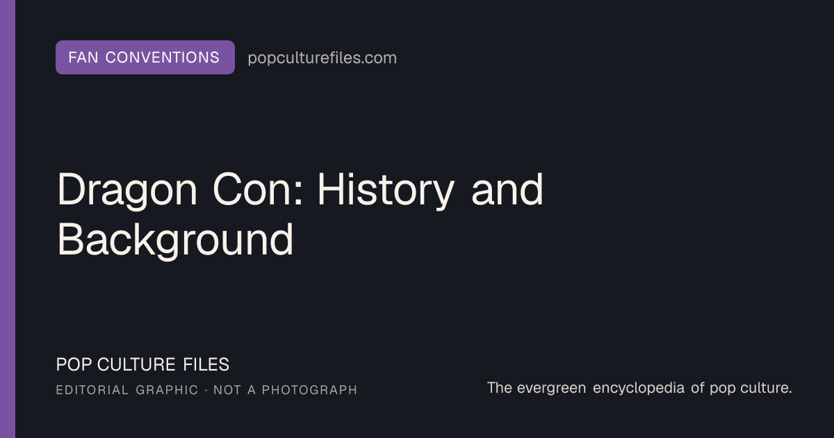 Editorial graphic for: Dragon Con: History and Background