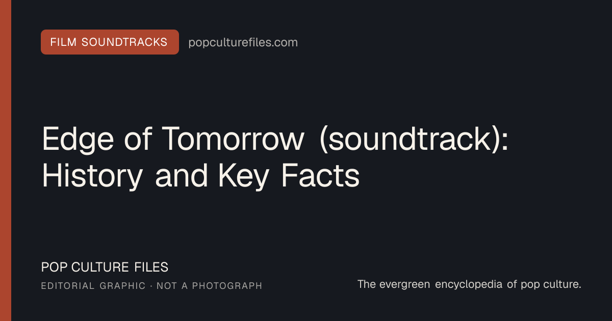 Editorial graphic for: Edge of Tomorrow (soundtrack): History and Key Facts