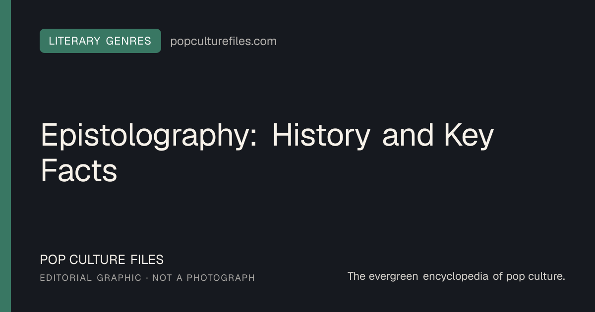 Editorial graphic for: Epistolography: History and Key Facts