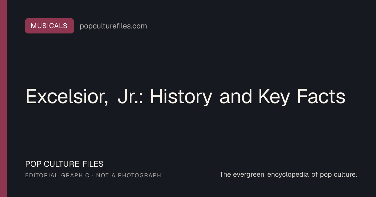 Editorial graphic for: Excelsior, Jr.: History and Key Facts