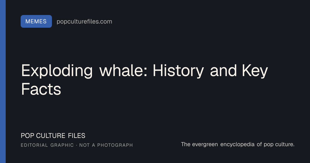 Editorial graphic for: Exploding whale: History and Key Facts