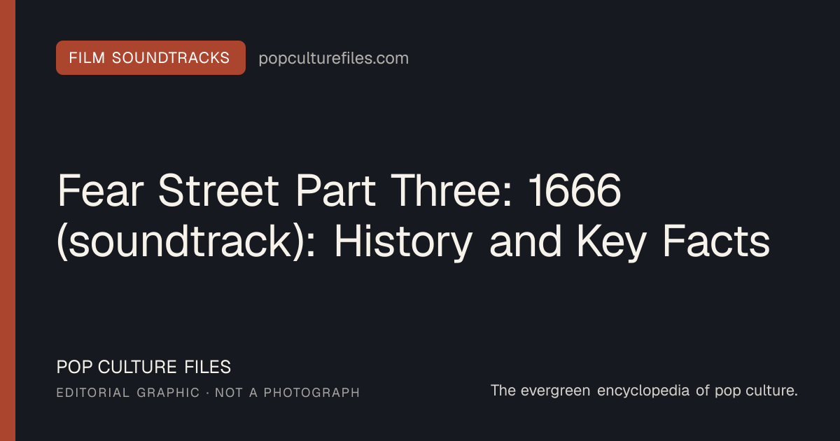 Editorial graphic for: Fear Street Part Three: 1666 (soundtrack): History and Key Facts