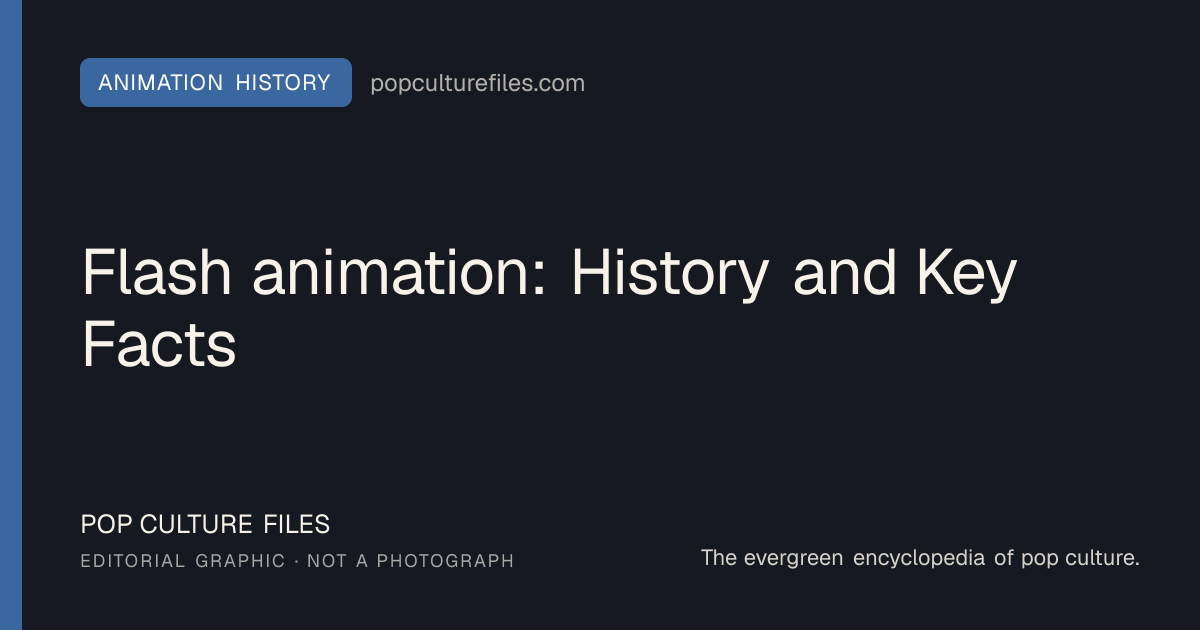 Editorial graphic for: Flash animation: History and Key Facts