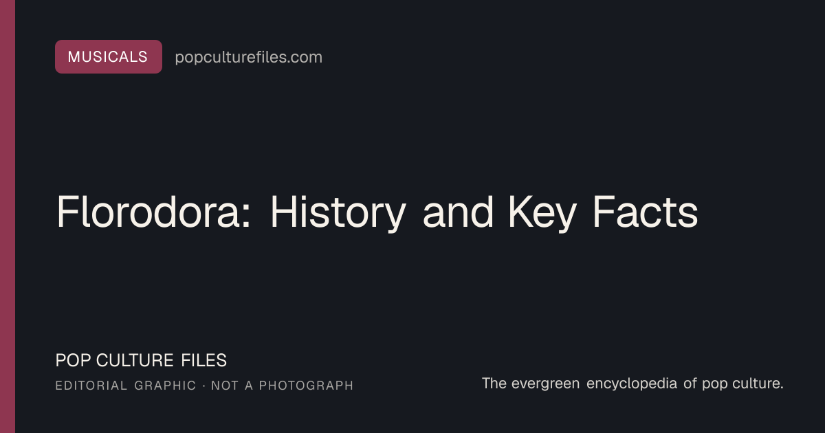Editorial graphic for: Florodora: History and Key Facts