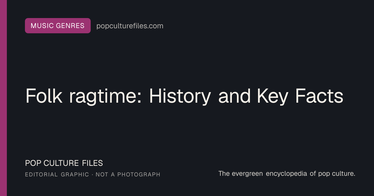 Editorial graphic for: Folk ragtime: History and Key Facts