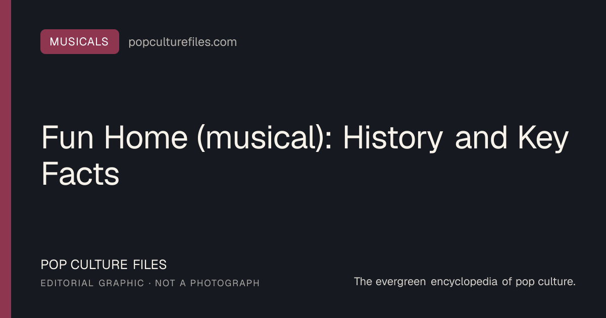 Editorial graphic for: Fun Home (musical): History and Key Facts