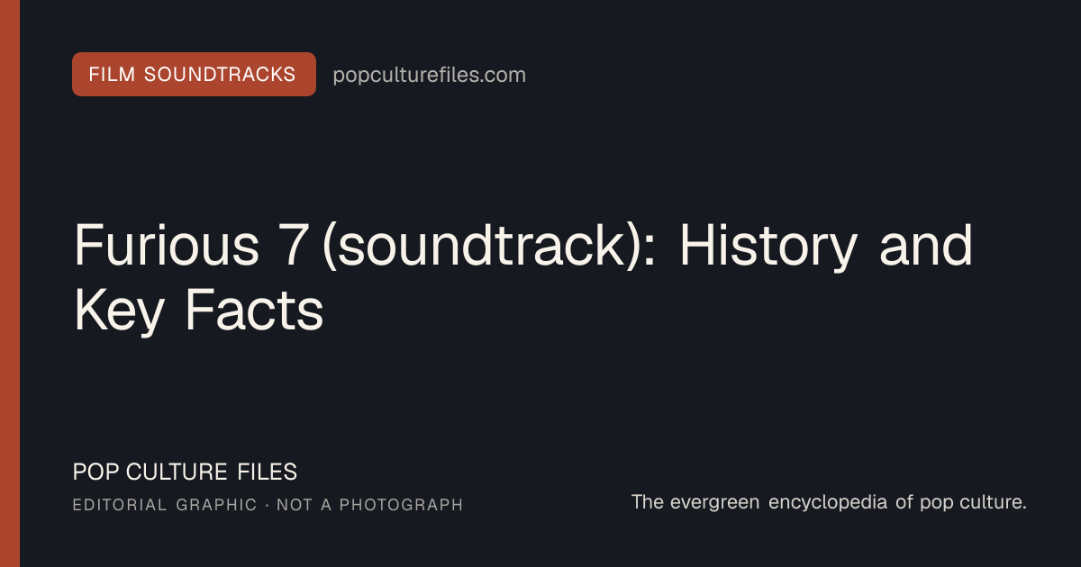Editorial graphic for: Furious 7 (soundtrack): History and Key Facts