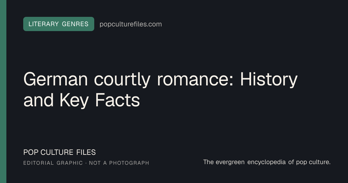 Editorial graphic for: German courtly romance: History and Key Facts
