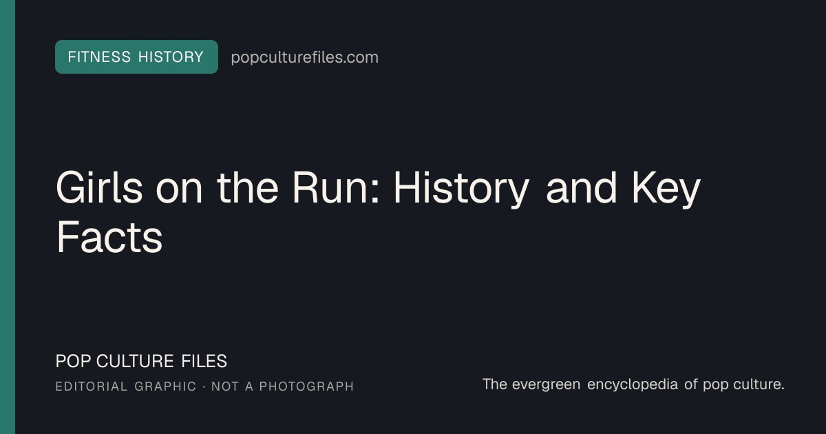 Editorial graphic for: Girls on the Run: History and Key Facts