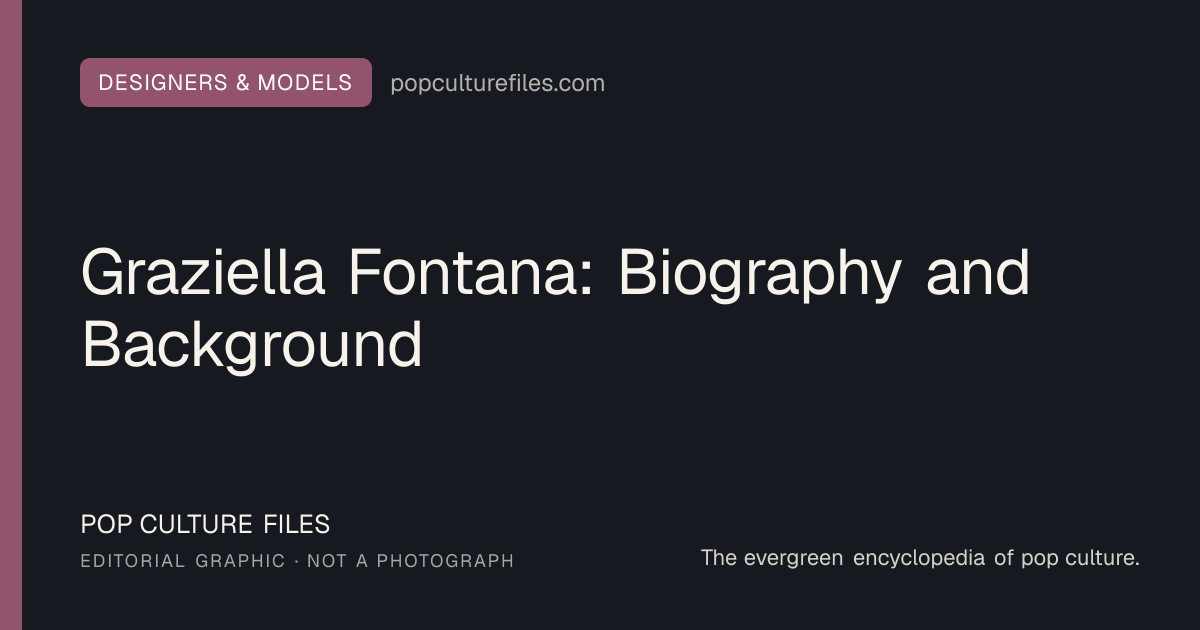Editorial graphic for: Graziella Fontana: Biography and Background