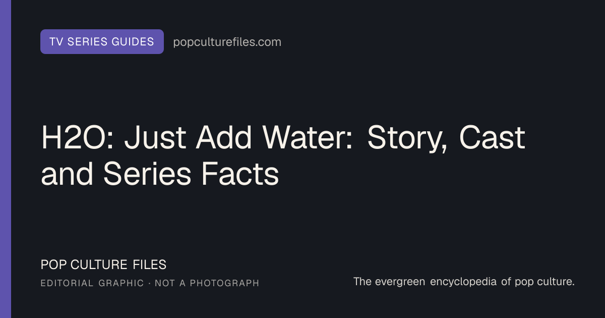 Editorial graphic for: H2O: Just Add Water: Story, Cast and Series Facts