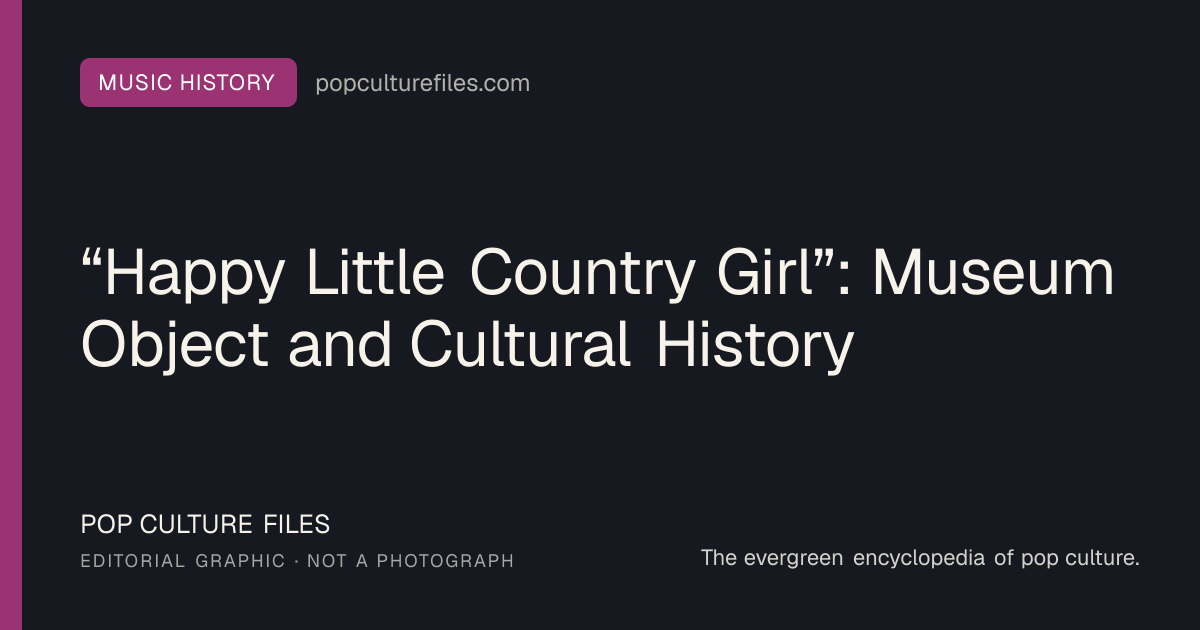 Editorial graphic for: “Happy Little Country Girl”: Museum Object and Cultural History