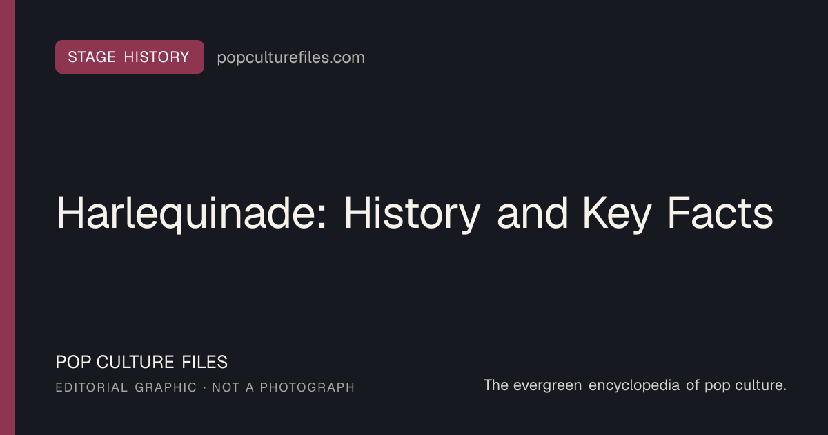 Editorial graphic for: Harlequinade: History and Key Facts