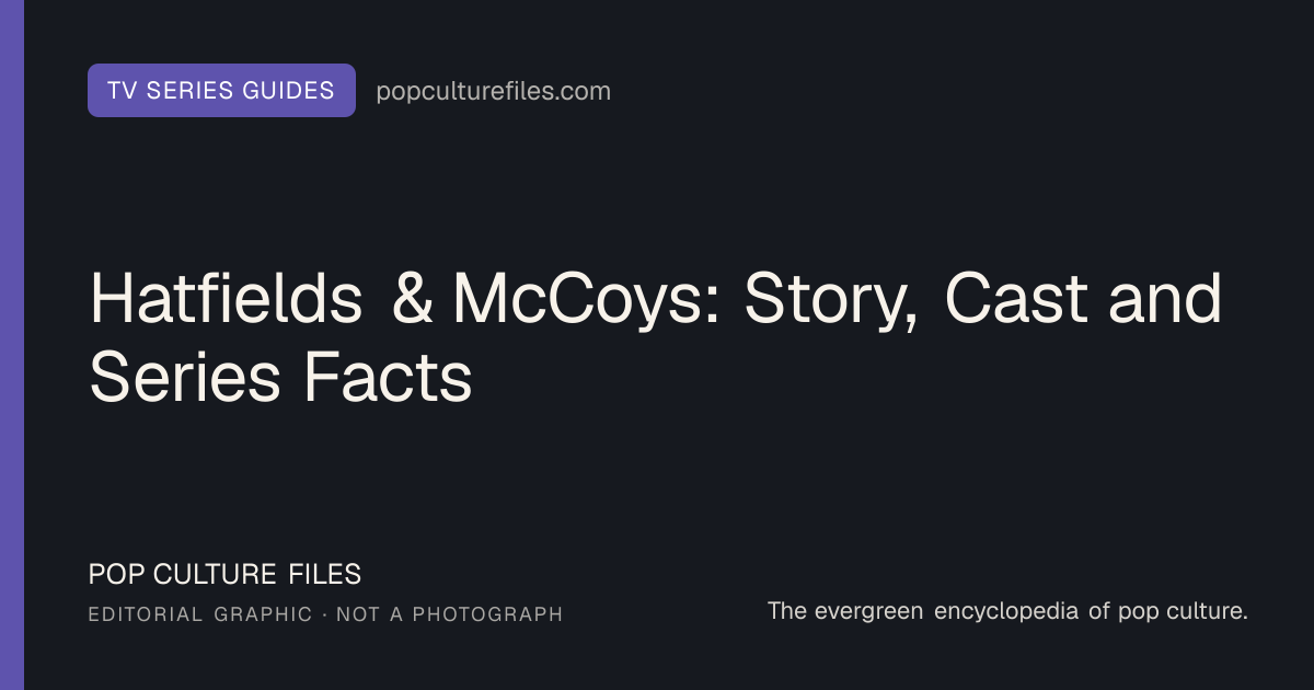 Editorial graphic for: Hatfields & McCoys: Story, Cast and Series Facts