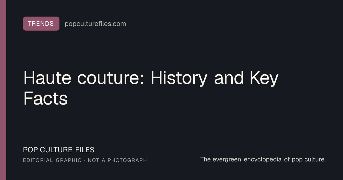 Editorial graphic for: Haute couture: History and Key Facts