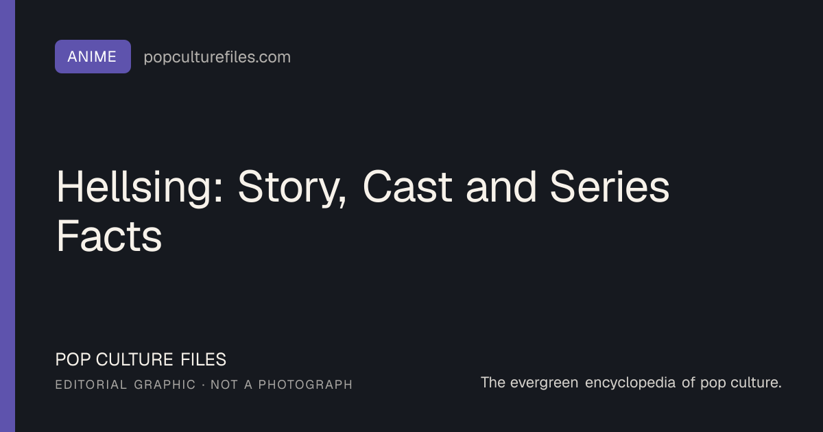 Editorial graphic for: Hellsing: Story, Cast and Series Facts