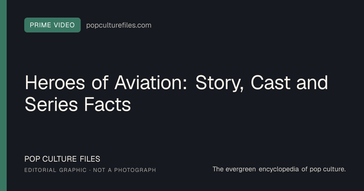 Editorial graphic for: Heroes of Aviation: Story, Cast and Series Facts