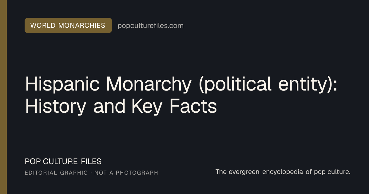 Editorial graphic for: Hispanic Monarchy (political entity): History and Key Facts