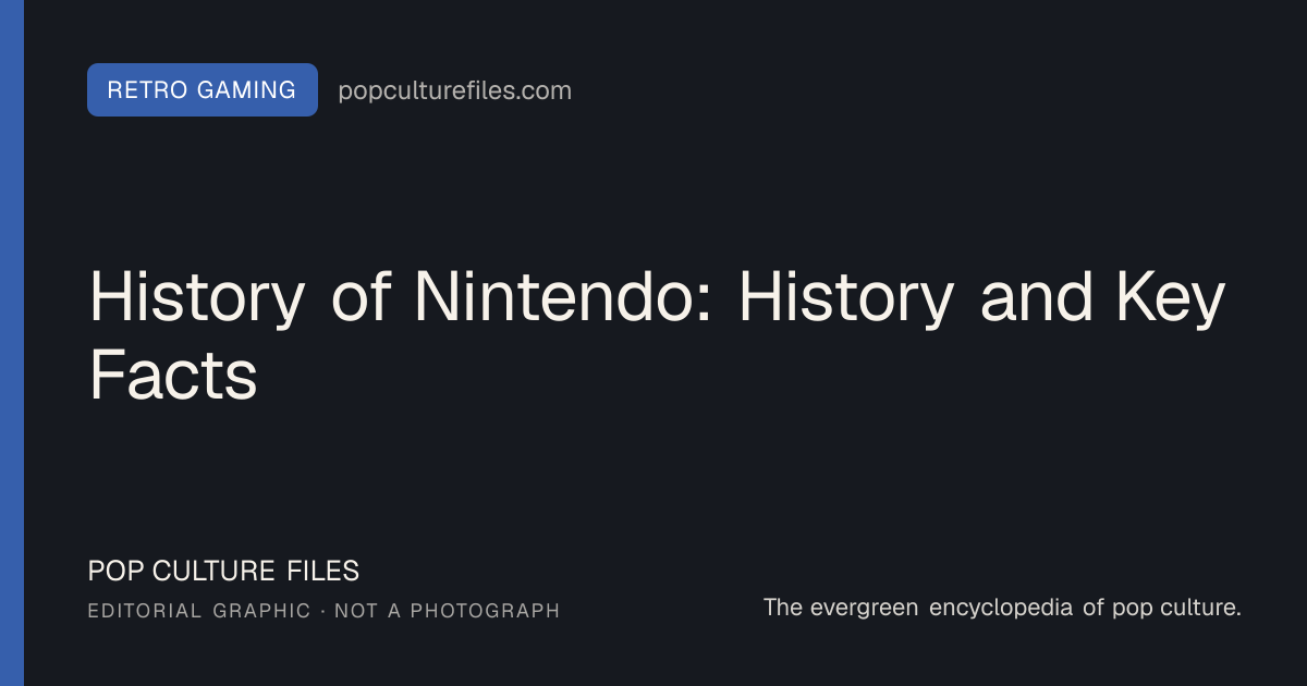 Editorial graphic for: History of Nintendo: History and Key Facts