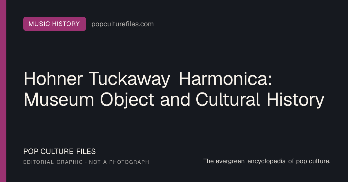 Editorial graphic for: Hohner Tuckaway Harmonica: Museum Object and Cultural History