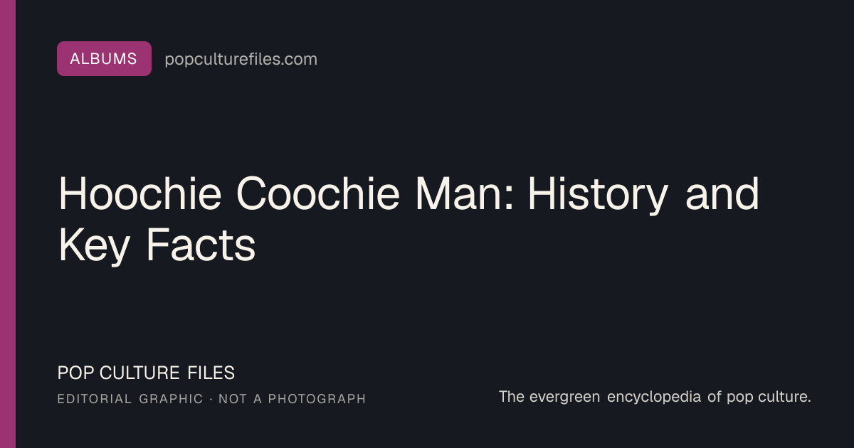 Editorial graphic for: Hoochie Coochie Man: History and Key Facts