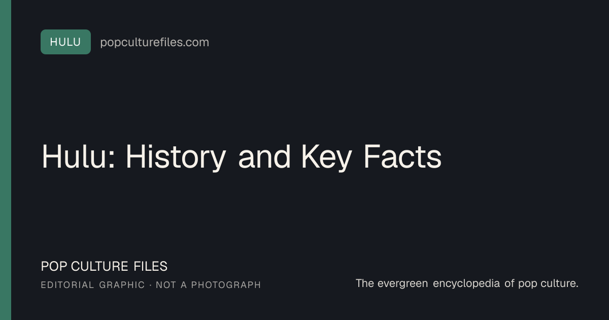Editorial graphic for: Hulu: History and Key Facts
