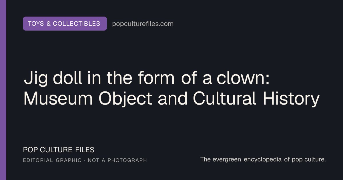 Editorial graphic for: Jig doll in the form of a clown: Museum Object and Cultural History