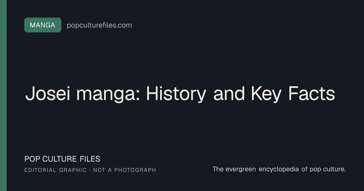 Editorial graphic for: Josei manga: History and Key Facts