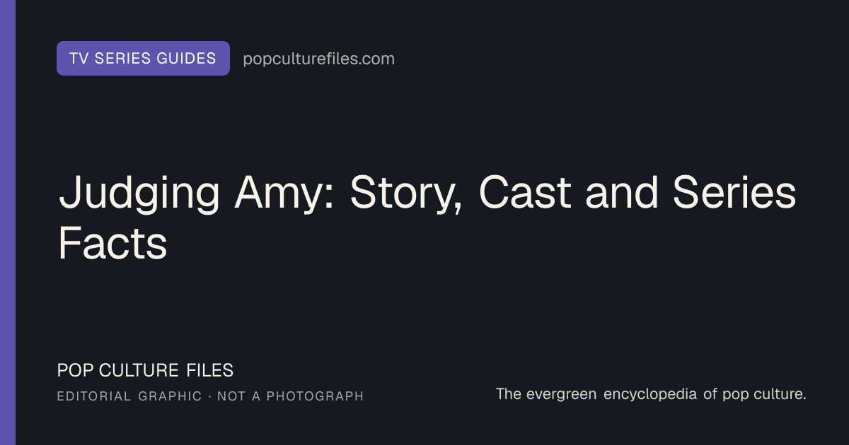Editorial graphic for: Judging Amy: Story, Cast and Series Facts