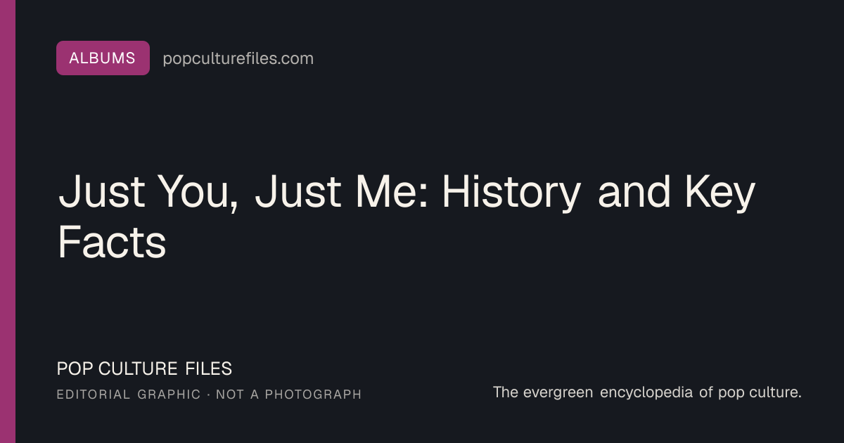 Editorial graphic for: Just You, Just Me: History and Key Facts