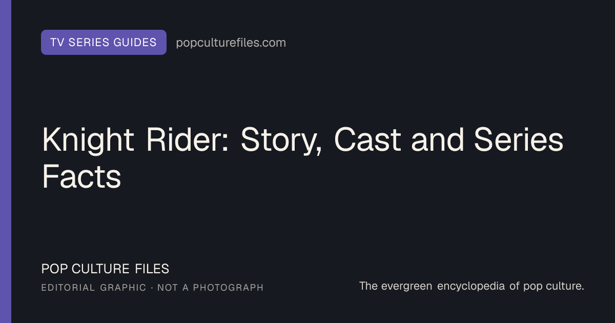 Editorial graphic for: Knight Rider: Story, Cast and Series Facts