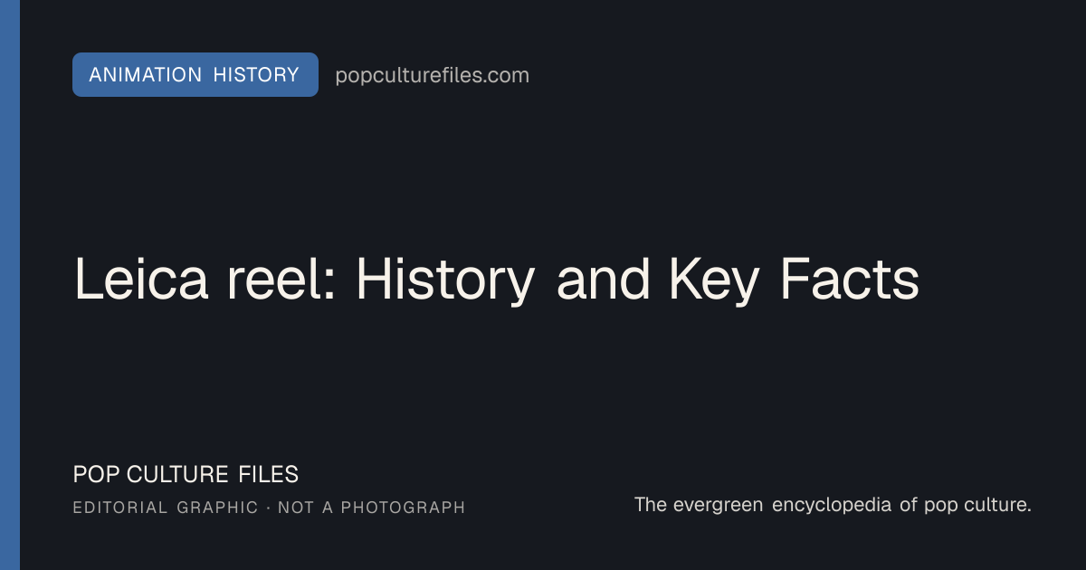 Editorial graphic for: Leica reel: History and Key Facts