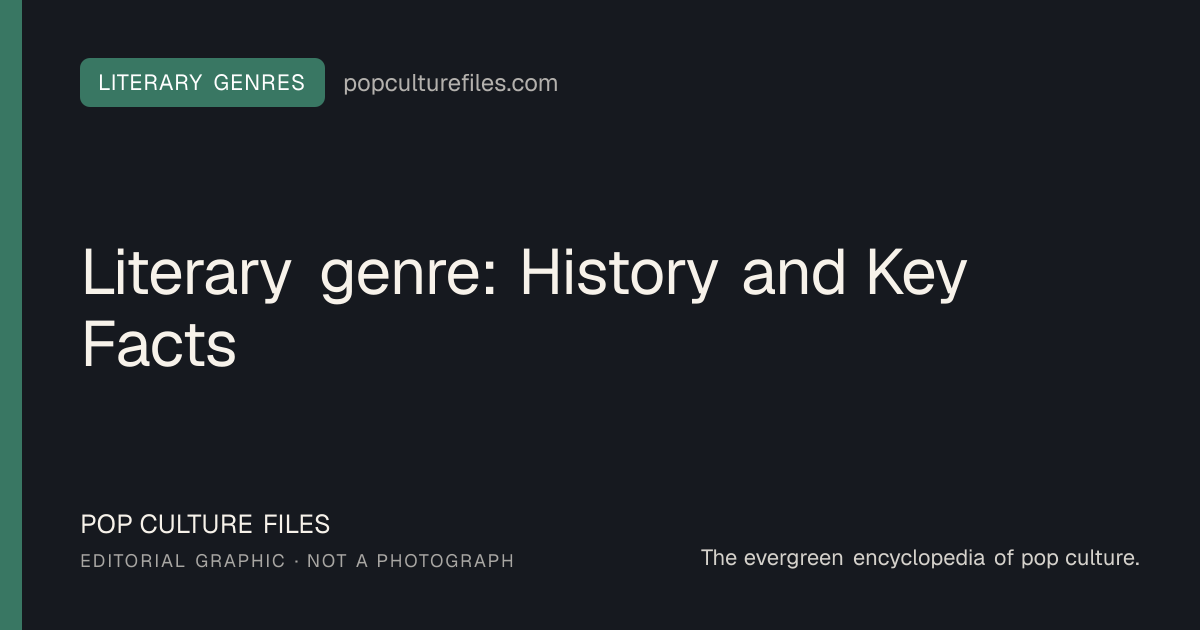 Editorial graphic for: Literary genre: History and Key Facts