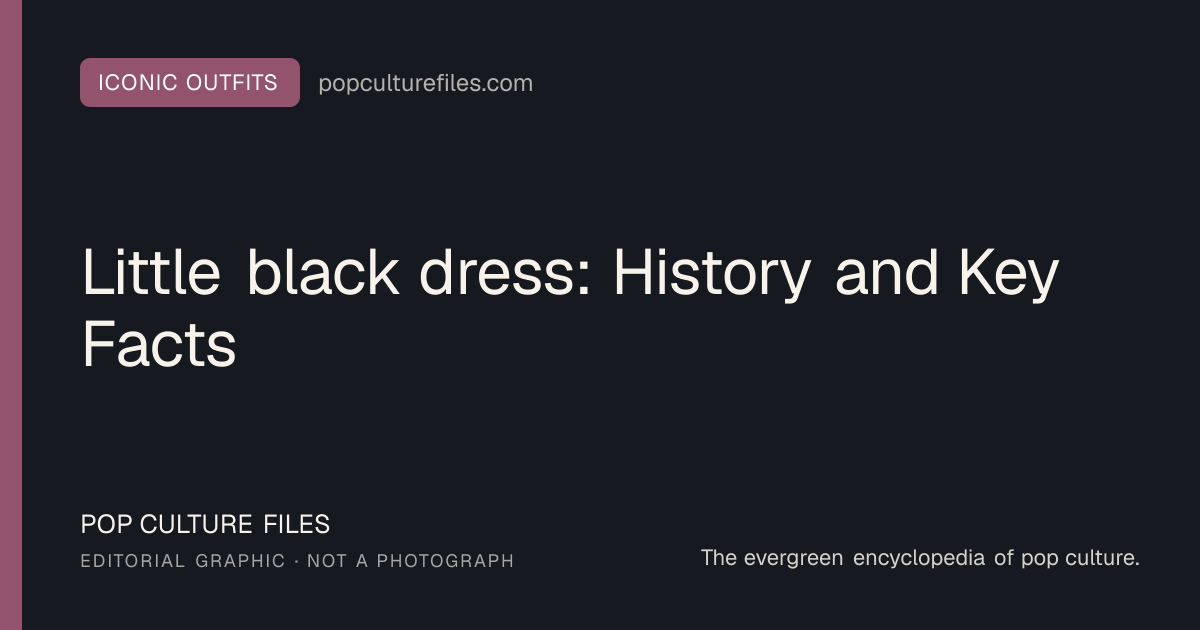 Editorial graphic for: Little black dress: History and Key Facts