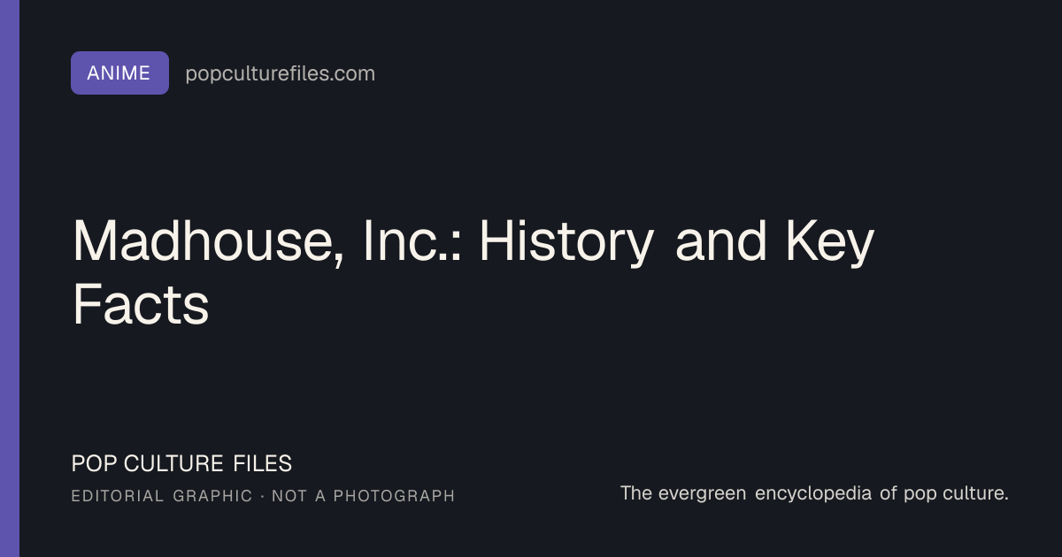 Editorial graphic for: Madhouse, Inc.: History and Key Facts