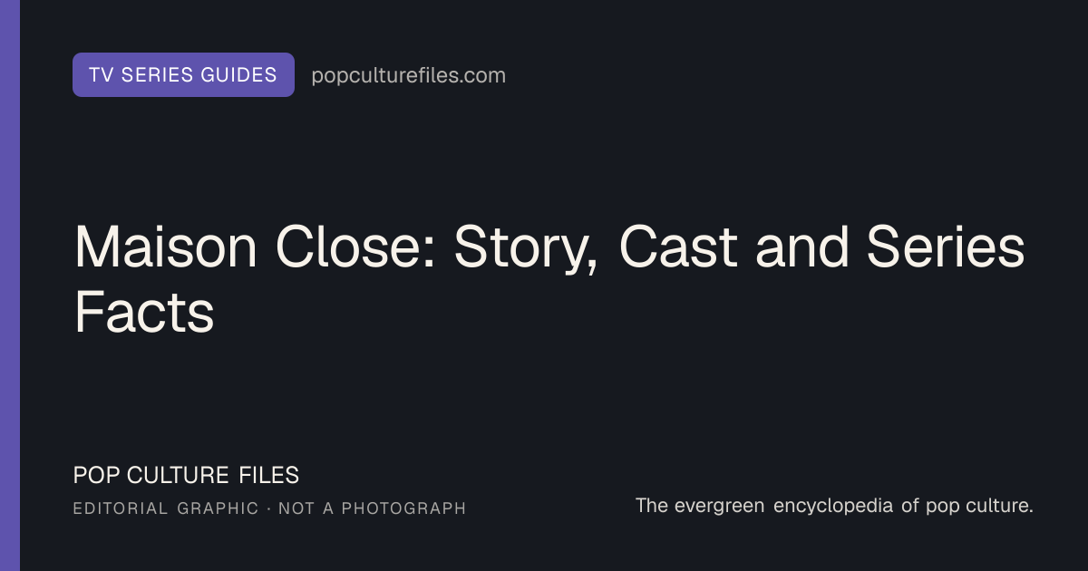 Editorial graphic for: Maison Close: Story, Cast and Series Facts