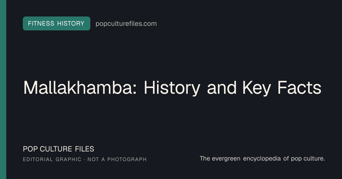 Editorial graphic for: Mallakhamba: History and Key Facts