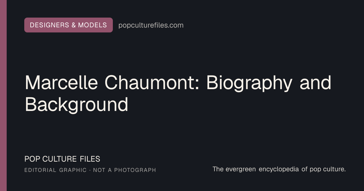 Editorial graphic for: Marcelle Chaumont: Biography and Background