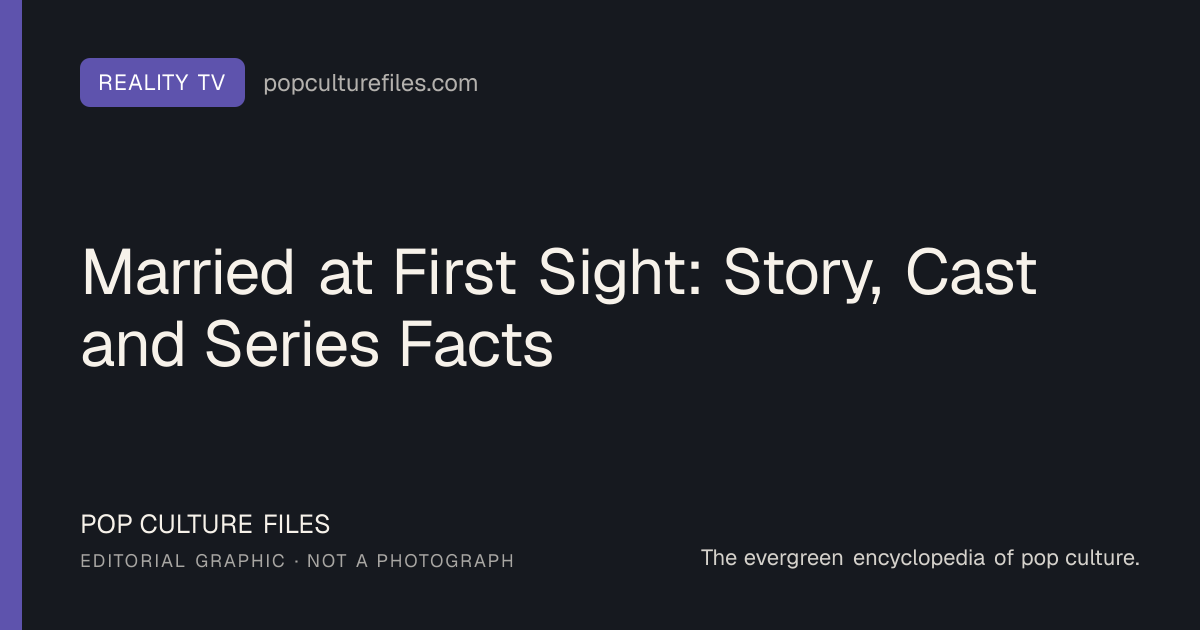 Editorial graphic for: Married at First Sight: Story, Cast and Series Facts
