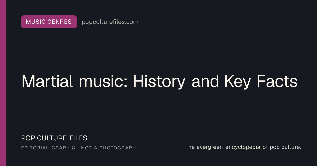 Editorial graphic for: Martial music: History and Key Facts