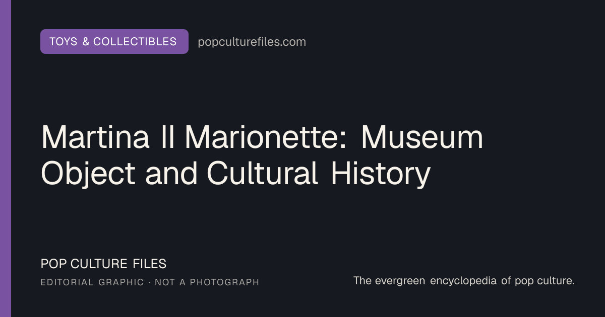 Editorial graphic for: Martina II Marionette: Museum Object and Cultural History