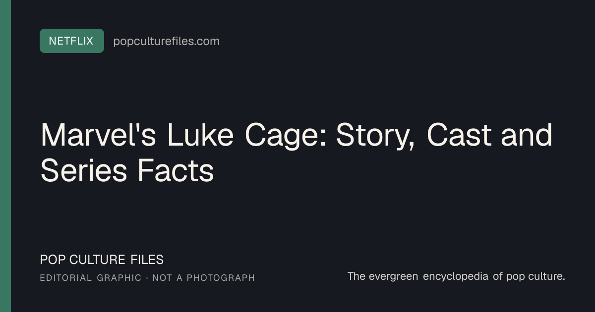 Editorial graphic for: Marvel's Luke Cage: Story, Cast and Series Facts