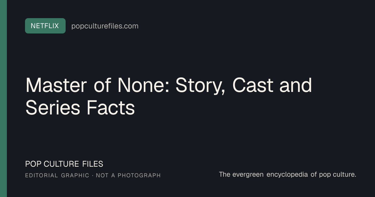 Editorial graphic for: Master of None: Story, Cast and Series Facts