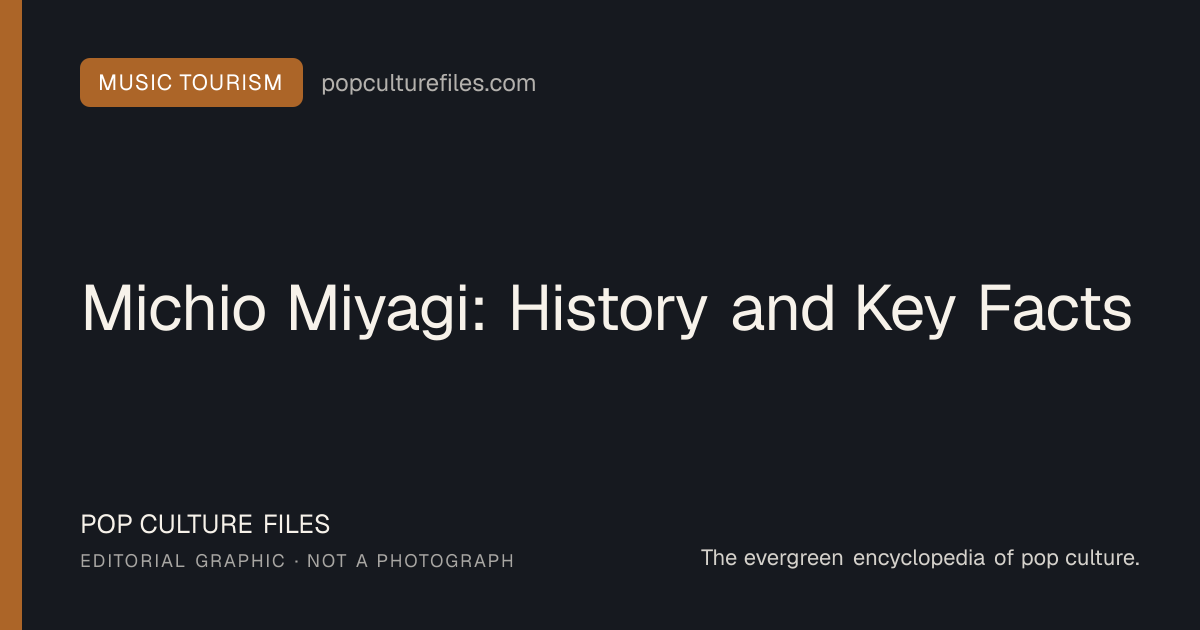 Editorial graphic for: Michio Miyagi: History and Key Facts
